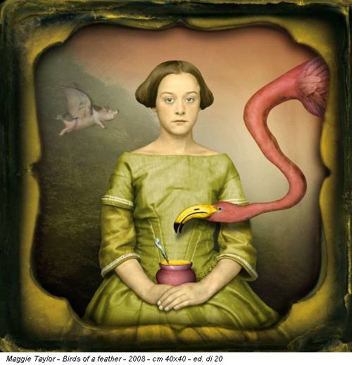 Maggie Taylor - Birds of a feather - 2008 - cm 40x40 - ed. di 20