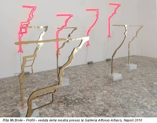 Rita McBride - Profili - veduta della mostra presso la Galleria Alfonso Artiaco, Napoli 2010