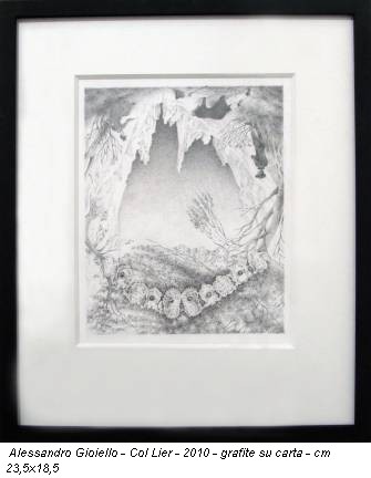 Alessandro Gioiello - Col Lier - 2010 - grafite su carta - cm 23,5x18,5