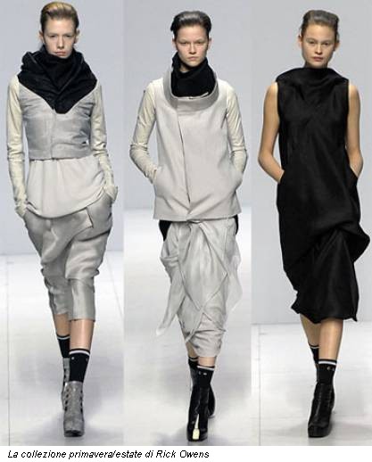 La collezione primavera/estate di Rick Owens