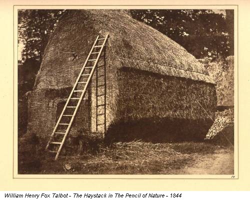 William Henry Fox Talbot - The Haystack in The Pencil of Nature - 1844