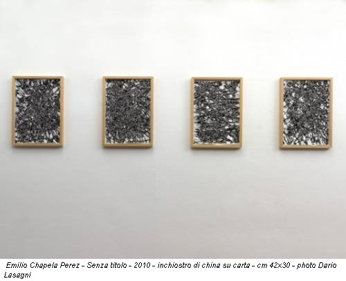 Emilio Chapela Perez - Senza titolo - 2010 - inchiostro di china su carta - cm 42x30 - photo Dario Lasagni