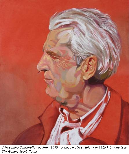 Alessandro Scarabello - godere - 2010 - acrilico e olio su tela - cm 98,5x110 - courtesy The Gallery Apart, Roma