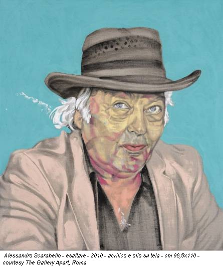 Alessandro Scarabello - esaltare - 2010 - acrilico e olio su tela - cm 98,5x110 - courtesy The Gallery Apart, Roma