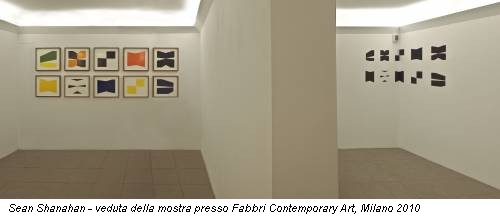 Sean Shanahan - veduta della mostra presso Fabbri Contemporary Art, Milano 2010