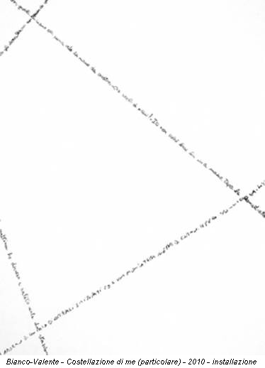 Bianco-Valente - Costellazione di me (particolare) - 2010 - installazione