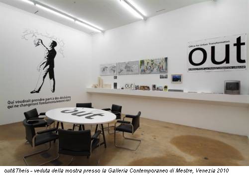 out&Theis - veduta della mostra presso la Galleria Contemporaneo di Mestre, Venezia 2010