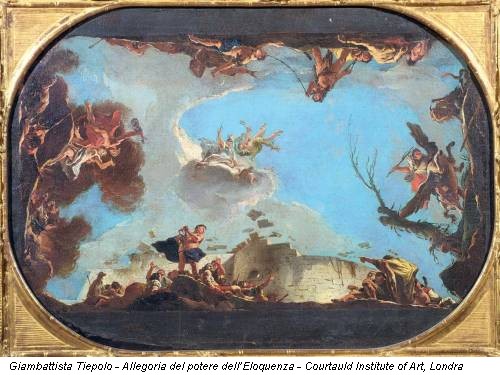 Giambattista Tiepolo - Allegoria del potere dell’Eloquenza - Courtauld Institute of Art, Londra