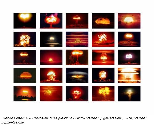Davide Bertocchi - Tropicalnocturnalplastiche - 2010 - stampa e pigmentazione, 2010, stampa e pigmentazione