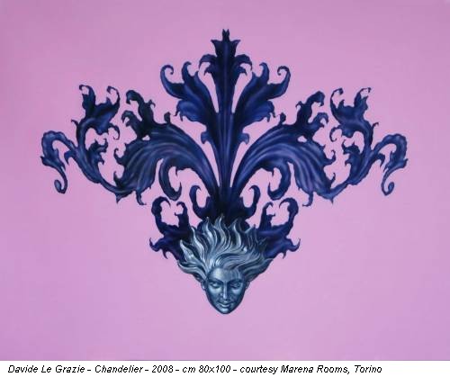 Davide Le Grazie - Chandelier - 2008 - cm 80x100 - courtesy Marena Rooms, Torino