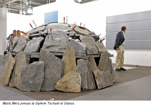 Mario Merz presso la Galerie Tschudi di Glarus