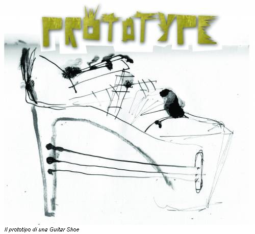 Il prototipo di una Guitar Shoe