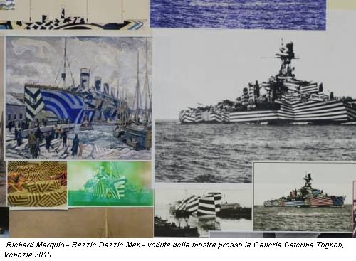 Richard Marquis - Razzle Dazzle Man - veduta della mostra presso la Galleria Caterina Tognon, Venezia 2010