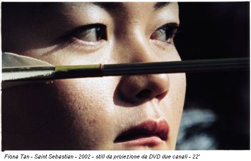 Fiona Tan - Saint Sebastian - 2002 - still da proiezione da DVD due canali - 22'