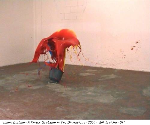 Jimmy Durham - A Kinetic Sculpture in Two Dimensions - 2006 - still da video - 37''