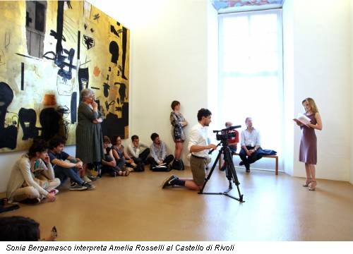 Sonia Bergamasco interpreta Amelia Rosselli al Castello di Rivoli