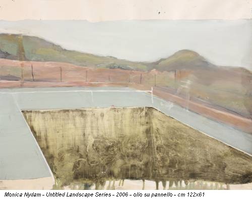 Monica Nydam - Untitled Landscape Series - 2006 - olio su pannello - cm 122x61