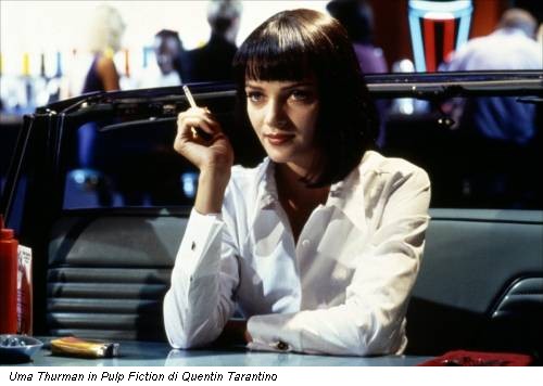 Uma Thurman in Pulp Fiction di Quentin Tarantino