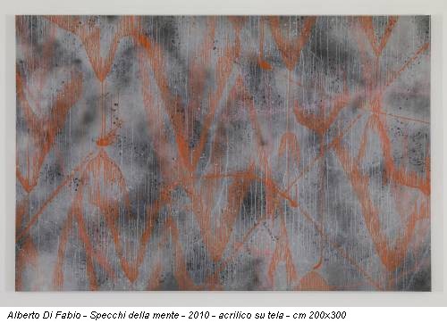 Alberto Di Fabio - Specchi della mente - 2010 - acrilico su tela - cm 200x300