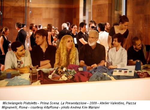 Michelangelo Pistoletto - Prima Scena. La Presentazione - 2009 - Atelier Valentino, Piazza Mignanelli, Roma - courtesy AltaRoma - photo Andrea Kim Mariani
