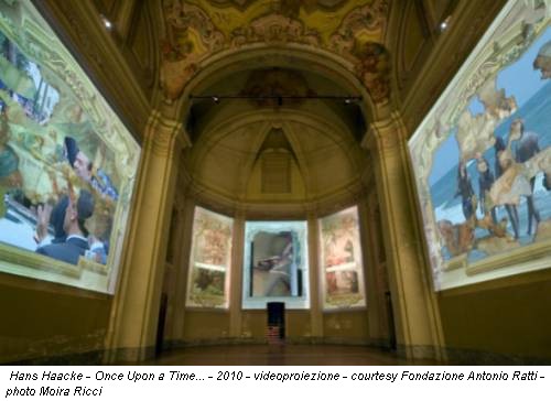 Hans Haacke - Once Upon a Time... - 2010 - videoproiezione - courtesy Fondazione Antonio Ratti - photo Moira Ricci