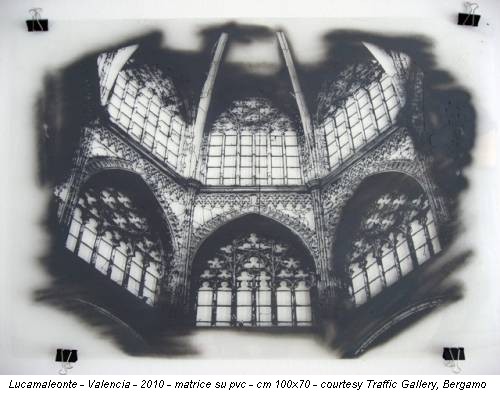 Lucamaleonte - Valencia - 2010 - matrice su pvc - cm 100x70 - courtesy Traffic Gallery, Bergamo