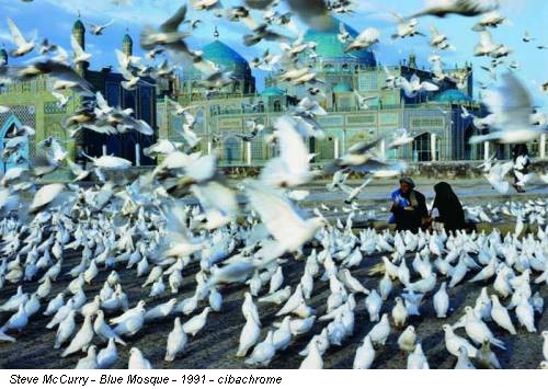 Steve McCurry - Blue Mosque - 1991 - cibachrome