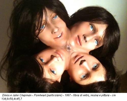 Dinos e Jake Chapman - Forehead (particolare) - 1997 - fibra di vetro, resina e pittura - cm 134,6x58,4x45,7