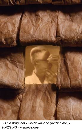 Tania Bruguera - Poetic Justice (particolare) - 2002/2003 - installazione