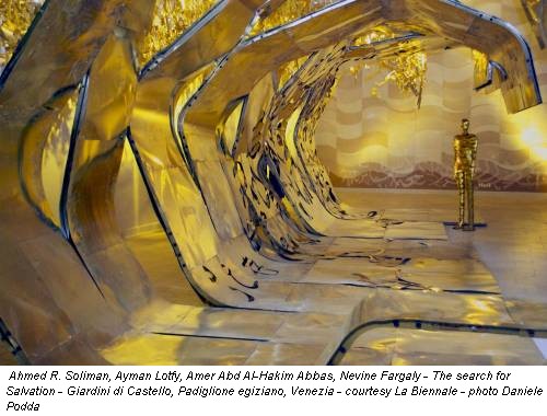 Ahmed R. Soliman, Ayman Lotfy, Amer Abd Al-Hakim Abbas, Nevine Fargaly - The search for Salvation - Giardini di Castello, Padiglione egiziano, Venezia - courtesy La Biennale - photo Daniele Podda