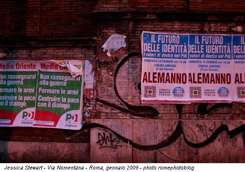 Jessica Stewart - Via Nomentana - Roma, gennaio 2009 - photo romephotoblog