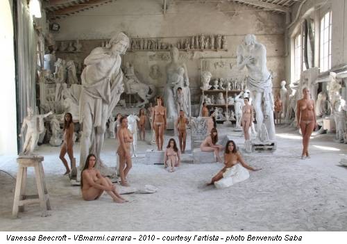 Vanessa Beecroft - VBmarmi.carrara - 2010 - courtesy l’artista - photo Benvenuto Saba