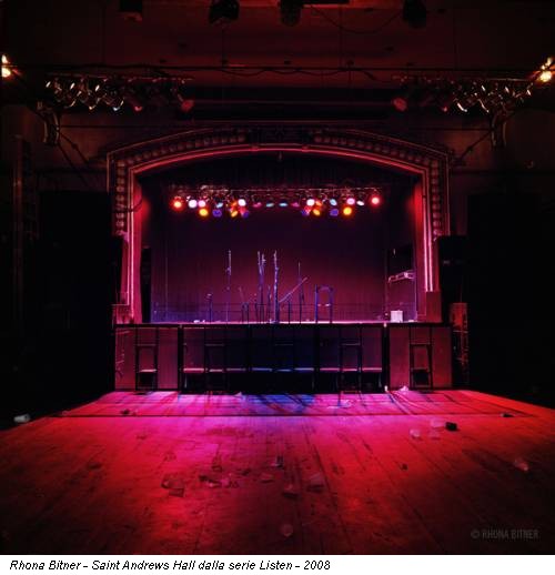 Rhona Bitner - Saint Andrews Hall dalla serie Listen - 2008