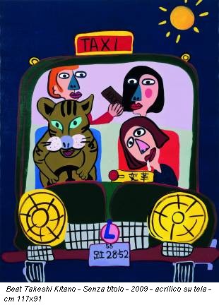 Beat Takeshi Kitano - Senza titolo - 2009 - acrilico su tela - cm 117x91