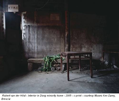 Robert van der Hilst - Interior in Dong minority home - 2005 - c-print - courtesy Museo Ken Damy, Brescia