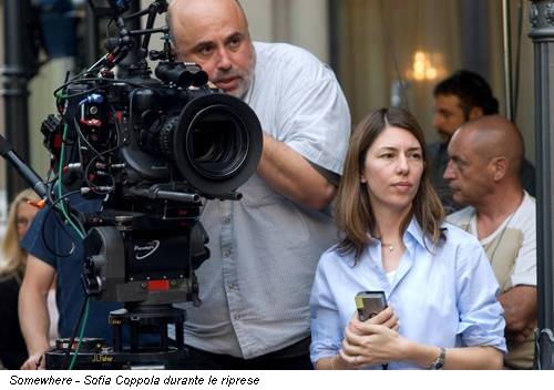Somewhere - Sofia Coppola durante le riprese