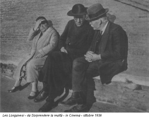 Leo Longanesi - da Sorprendere la realtà - in Cinema - ottobre 1936
