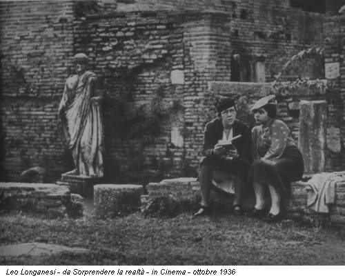 Leo Longanesi - da Sorprendere la realtà - in Cinema - ottobre 1936