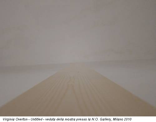 Virginia Overton - Untitled - veduta della mostra presso la N.O. Gallery, Milano 2010