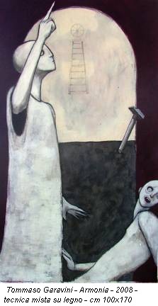 Tommaso Garavini - Armonia - 2008 - tecnica mista su legno - cm 100x170