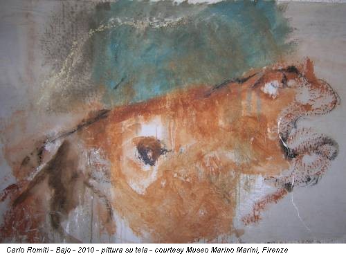 Carlo Romiti - Bajo - 2010 - pittura su tela - courtesy Museo Marino Marini, Firenze