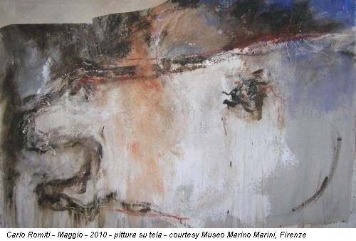 Carlo Romiti - Maggio - 2010 - pittura su tela - courtesy Museo Marino Marini, Firenze