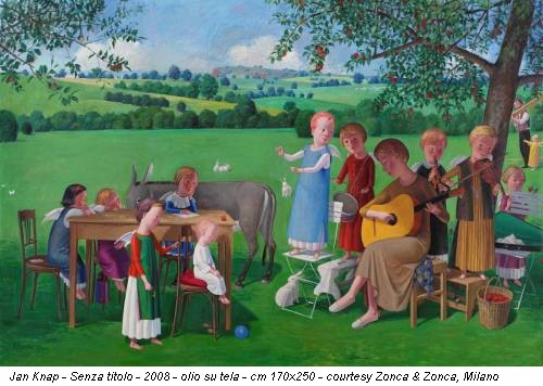 Jan Knap - Senza titolo - 2008 - olio su tela - cm 170x250 - courtesy Zonca & Zonca, Milano