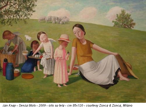 Jan Knap - Senza titolo - 2009 - olio su tela - cm 85x120 - courtesy Zonca & Zonca, Milano