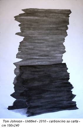 Tom Johnson - Untitled - 2010 - carboncino su carta - cm 180x240
