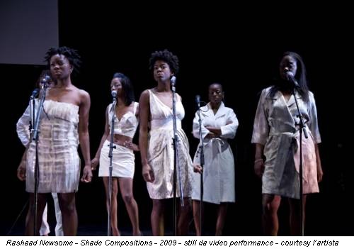 Rashaad Newsome - Shade Compositions - 2009 - still da video performance - courtesy l’artista