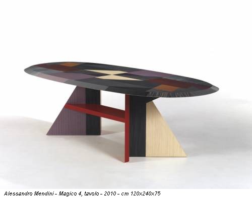 Alessandro Mendini - Magico 4, tavolo - 2010 - cm 120x240x75