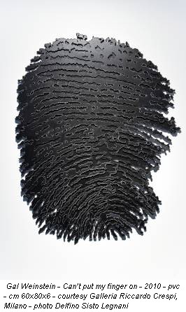 Gal Weinstein - Can’t put my finger on - 2010 - pvc - cm 60x80x6 - courtesy Galleria Riccardo Crespi, Milano - photo Delfino Sisto Legnani