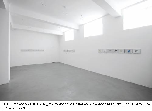 Ulrich Rückriem - Day and Night - veduta della mostra presso A arte Studio Invernizzi, Milano 2010 - photo Bruno Bani
