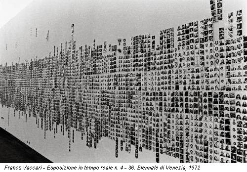 Franco Vaccari - Esposizione in tempo reale n. 4 - 36. Biennale di Venezia, 1972